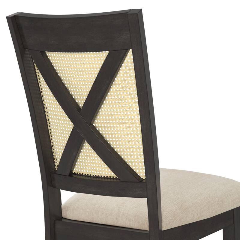 Plaga Cane Accent 3-Piece Dining Set by iNSPIRE Q Classic