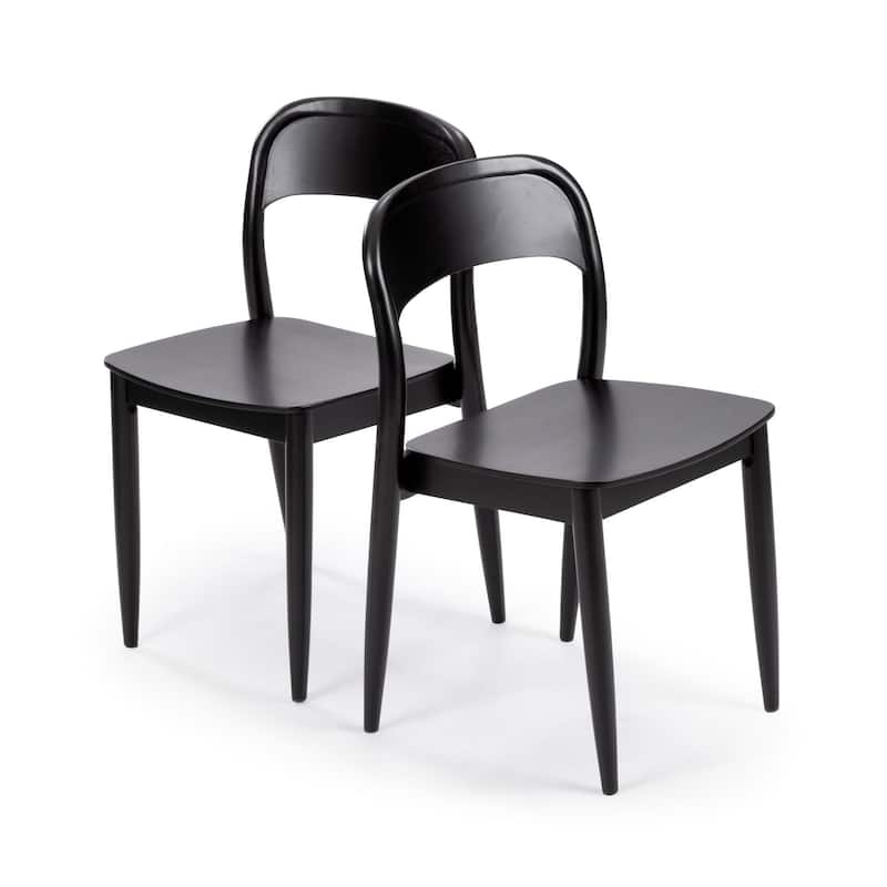 Plank and Beam Loar Mid-Century Modern Solid Wood Dining Chair