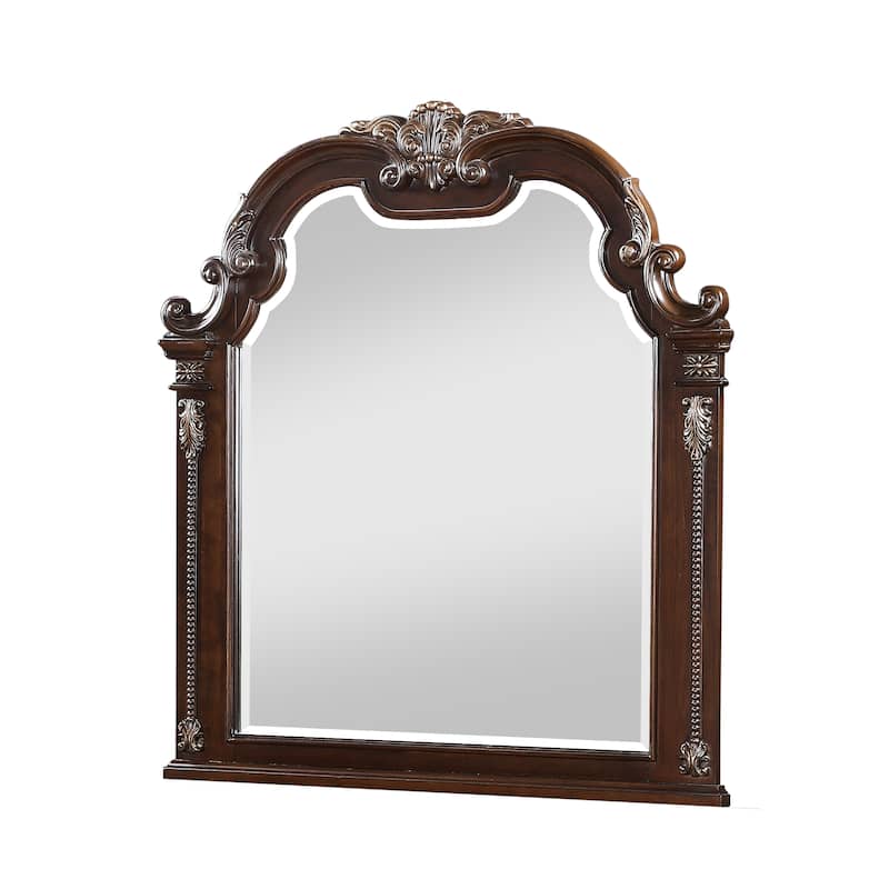 Destiny Contemporary Cherry Wood Bedroom Set