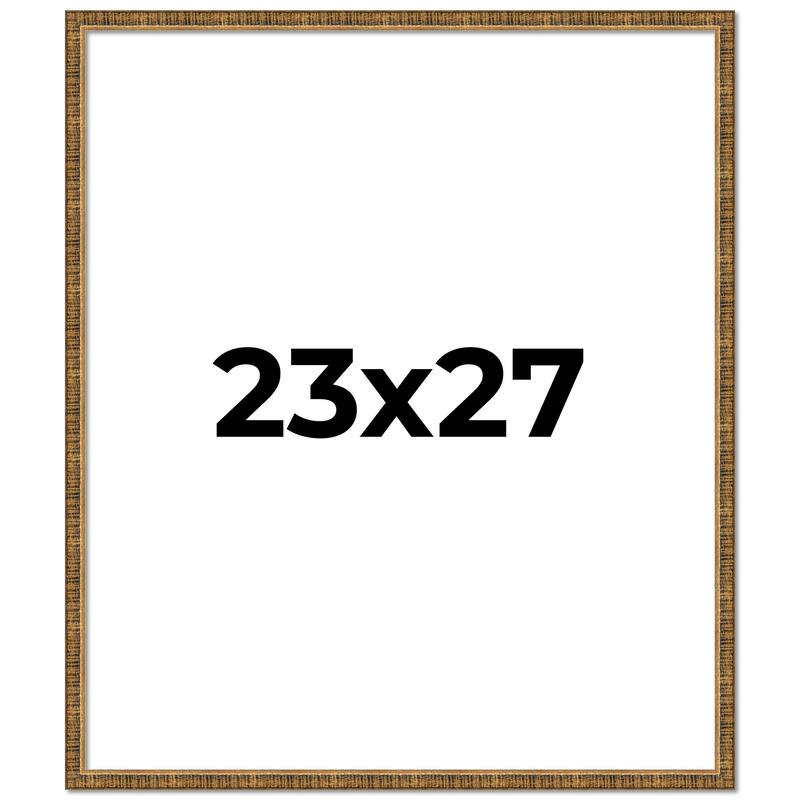 23x27 Frame Gold Kingsley Distressed Solid Wood Picture Frame Width
