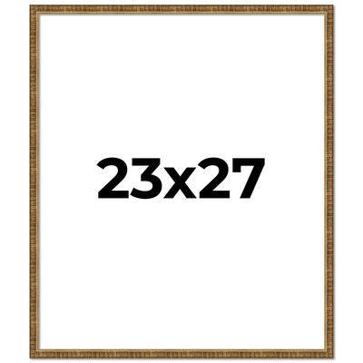 23x27 Frame Gold Picture Frame - Complete Modern Photo Frame Includes