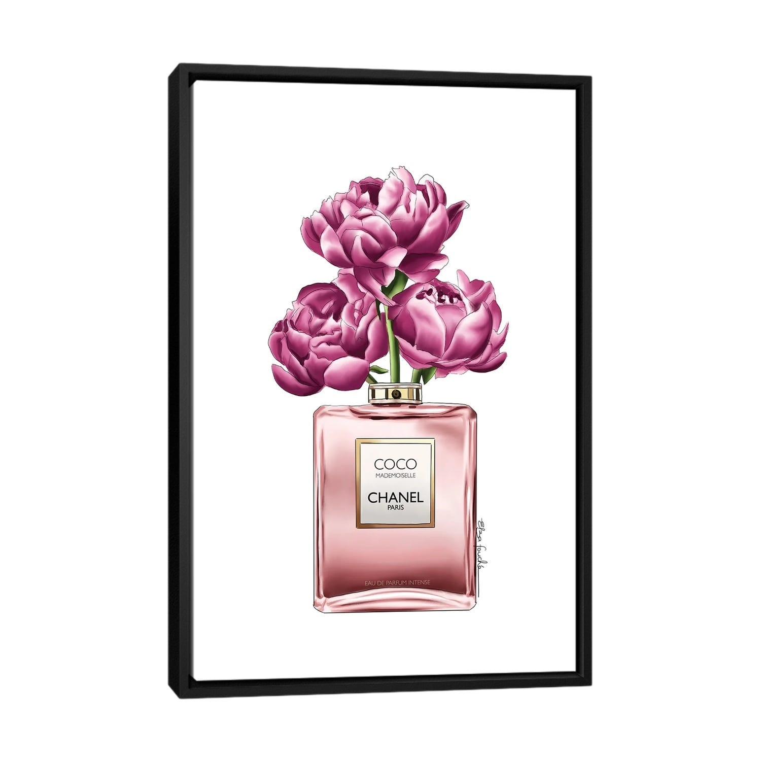 iCanvas Perfume & Flowers by Elza Fouche Framed Canvas Print - Bed Bath &  Beyond - 36823631