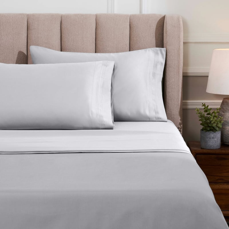 Blue Nile Mills 1500 Thread Count Egyptian Cotton Deep Pocket Solid Sheet Set