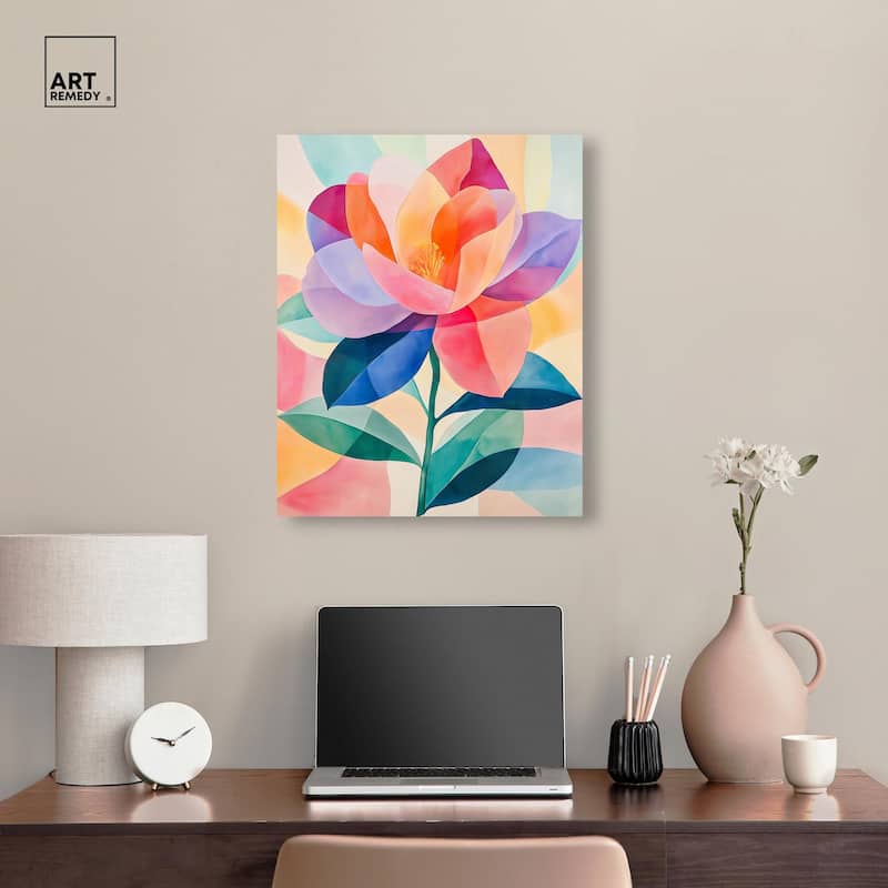Ail Geofloral II Canvas by Art Remedy, Gallery Wrapped