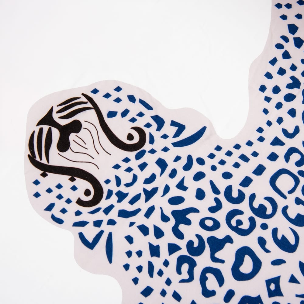 Rizzy Home Tiger Print Cotton Fitted Cribsheet - 28" X 52"