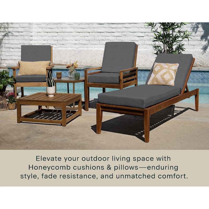 Outdoor Highback Dining Chair Cushion
