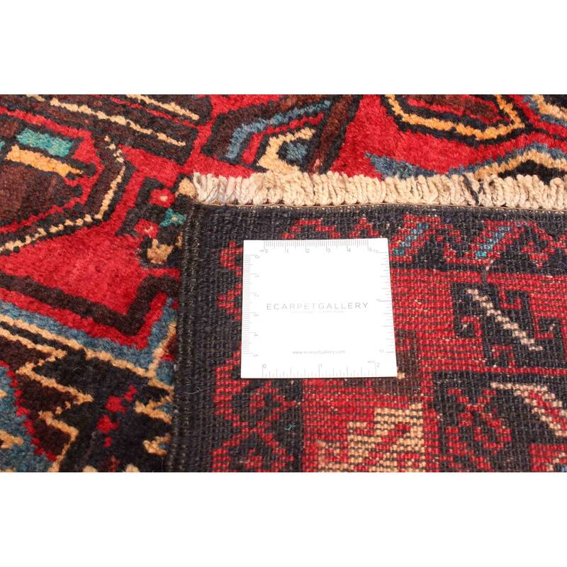 ECARPETGALLERY Hand-knotted Teimani Black Wool Rug - 3'6 x 6'2