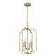 preview thumbnail 3 of 9, Hunter Zoanne 4-Light Modern Pendant Hanging Light - Island, Entry, Dining - Geometric, Contemporary, Candle, Transitional