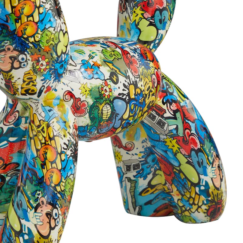 The Novogratz Multi Colored Polystone Various Animal Sculpture