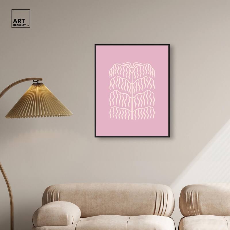 Lavender Mauve Canvas by Art Remedy