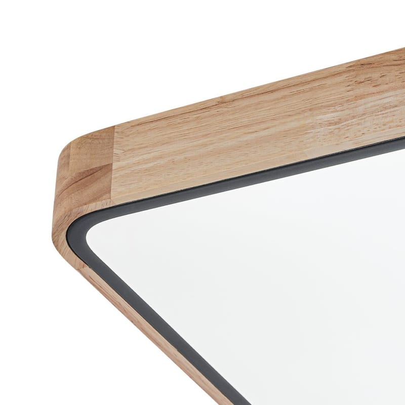 Farmhouse Ultra-thin Rectangle Dimmable LED Flush Mount Light