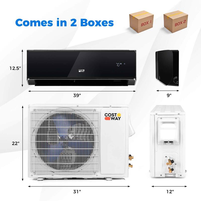 18000 BTU Mini Split Air Conditioner Wall Mounted Ductless AC Unit