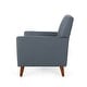 preview thumbnail 51 of 57, Candace Fabric Arm Chair and Loveseat Set by Christopher Knight Home