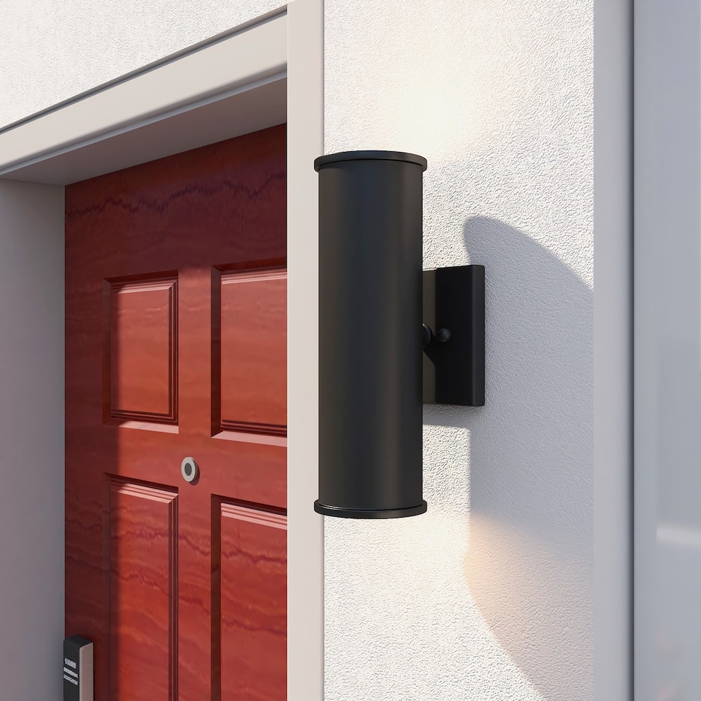 Outdoor Wall Light Wall Mount Cylinder Up Down Light