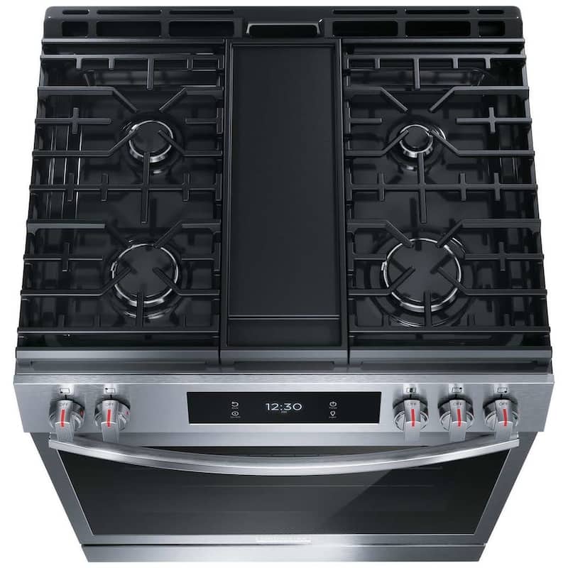 Frigidaire GCFG3060B 30" Wide 6.1 Cu. Ft. Gas Range with Air Fry and