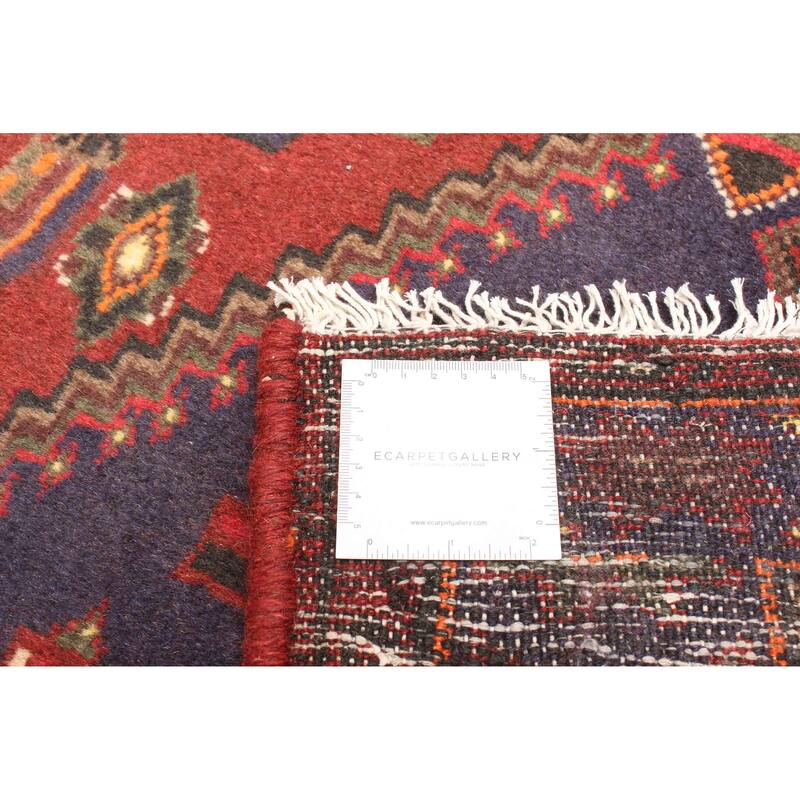 ECARPETGALLERY Hand-knotted Andelz Blue Wool Rug - 4'3 x 6'10