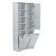 preview thumbnail 33 of 75, GDFStudio - Elijah Tall Bathroom Cabinet with Tilt-Out Laundry Hampers and Adjustable Shelves