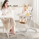 preview thumbnail 4 of 19, Babyjoy Baby High Chair with Wheel Folding Baby Dining Chair - See Details