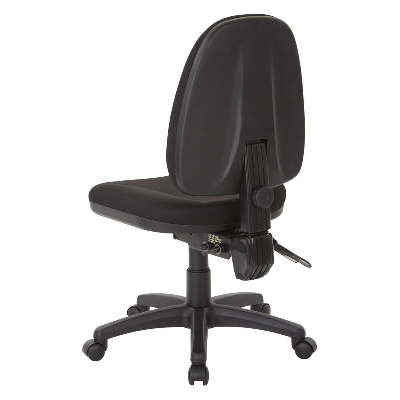 Dual-function Upholstered Cushioned Ergonomic Task Chair