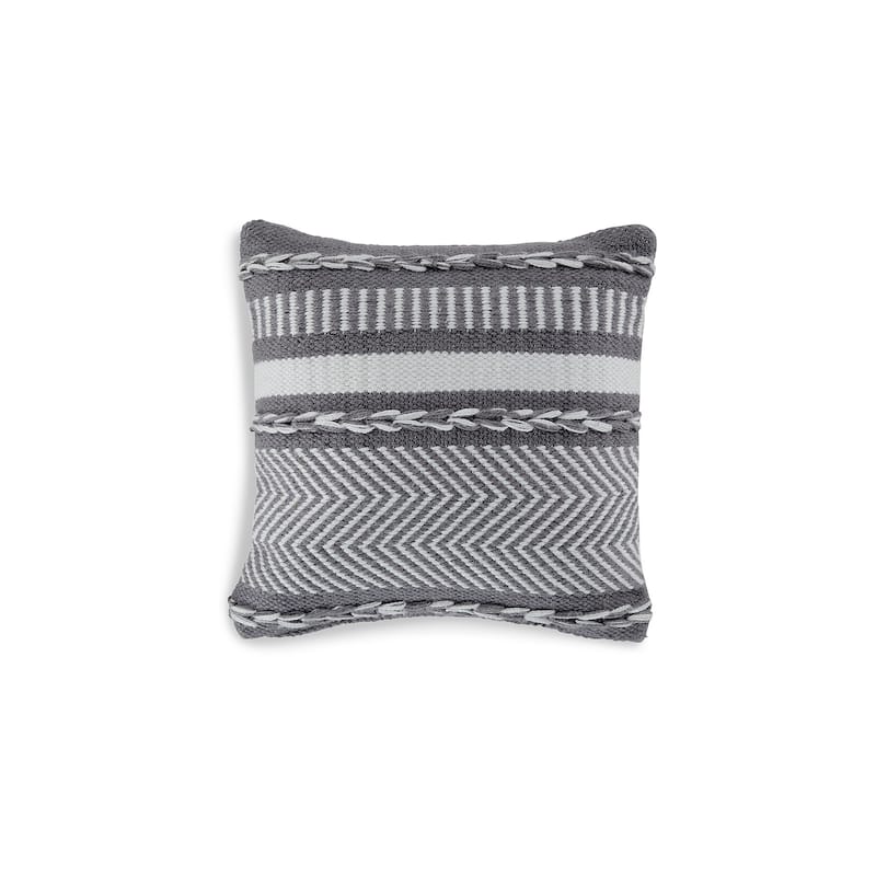 Ashley Furniture Yarnley Gray/White Indoor/Outdoor Pillow