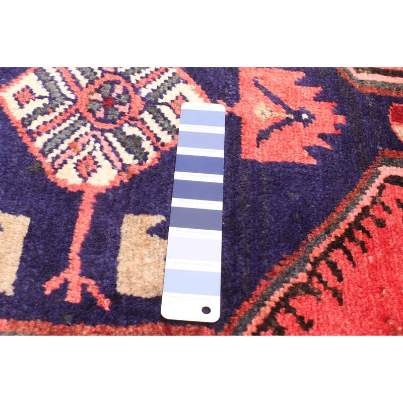 ECARPETGALLERY Hand-knotted Andelz Blue Wool Rug - 4'2 x 8'1