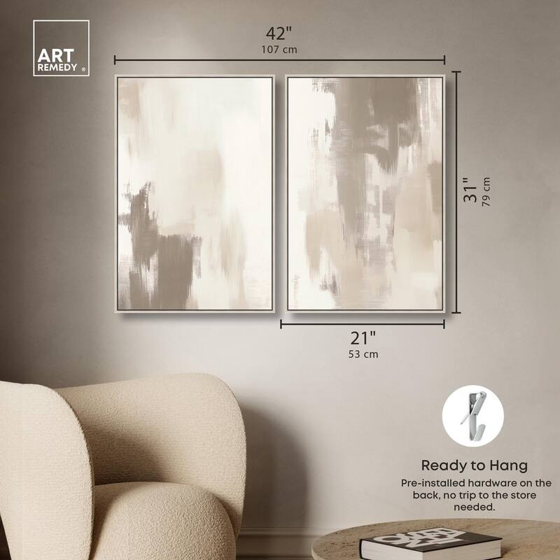 Winter Mist I Canvas Set of 2 by Art Remedy