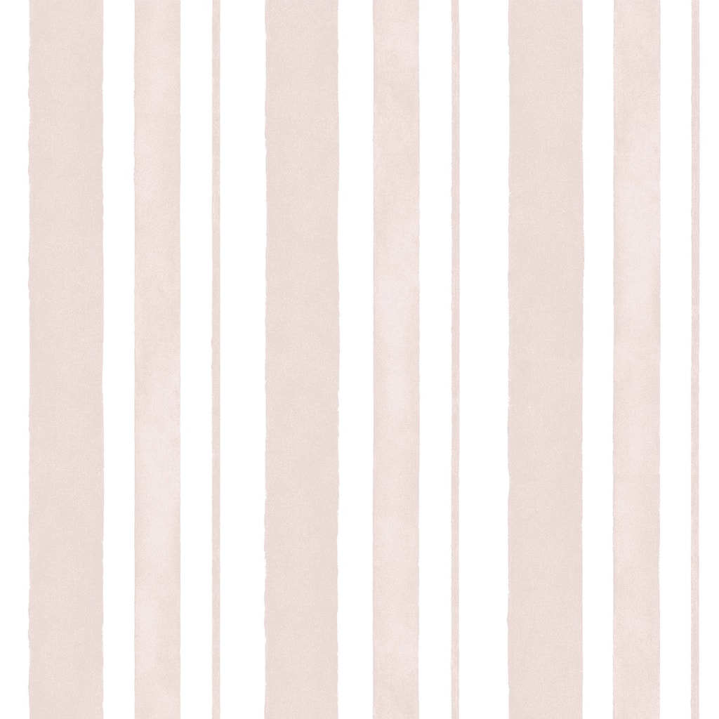 Shabby Chic by Rachel Ashwell Watercolour Stripe Pink Wallpaper