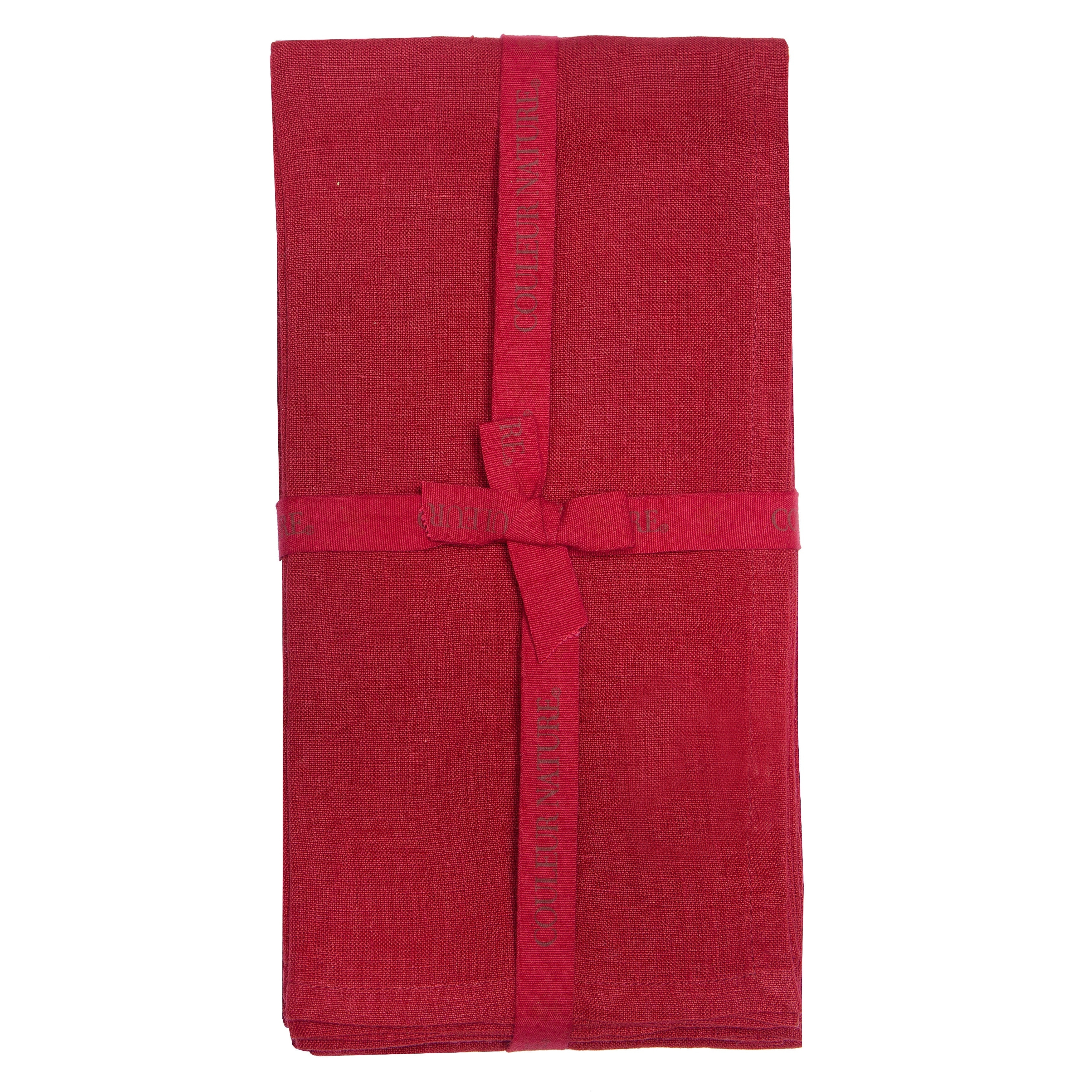 Saint Remy Red Napkins, Set of 6