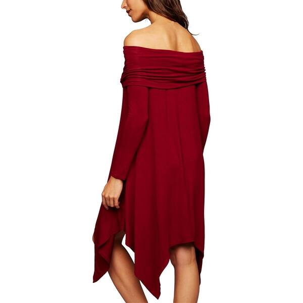 Shop Bcbg Max Azria Womens Josanna Casual Dress Handkerchief Hem