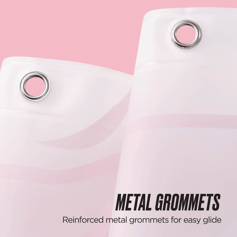 Juicy Couture 1-Piece PEVA Shower Curtain