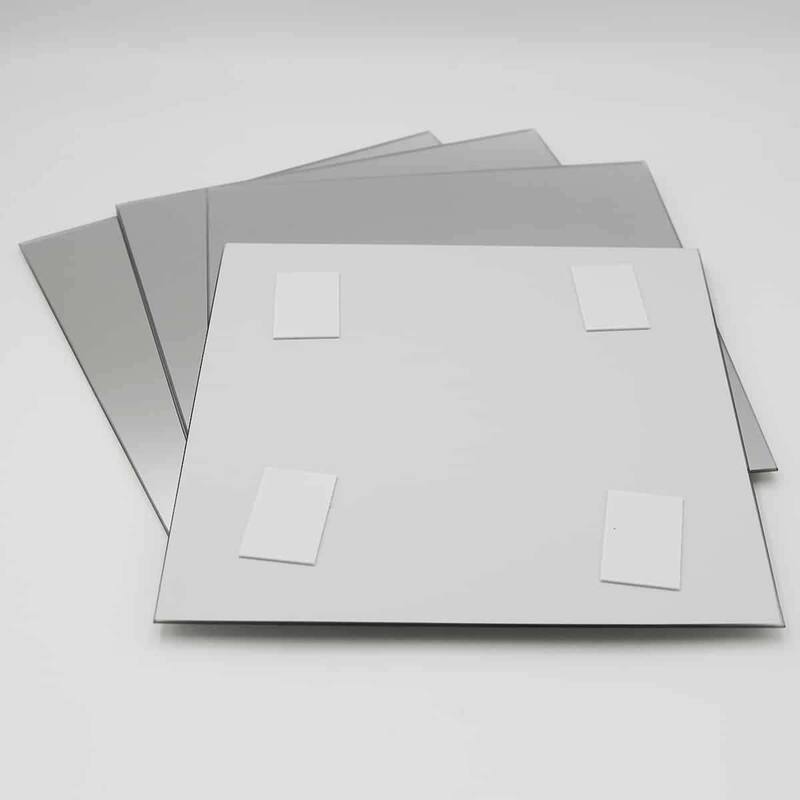 Big Decorative Wall Self Adhesive Shaped Mirrors - Set of 4