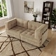 preview thumbnail 142 of 146, Madison Oversized Upholstered Corduroy Modular Sectional Sofa Camel-2 Piece