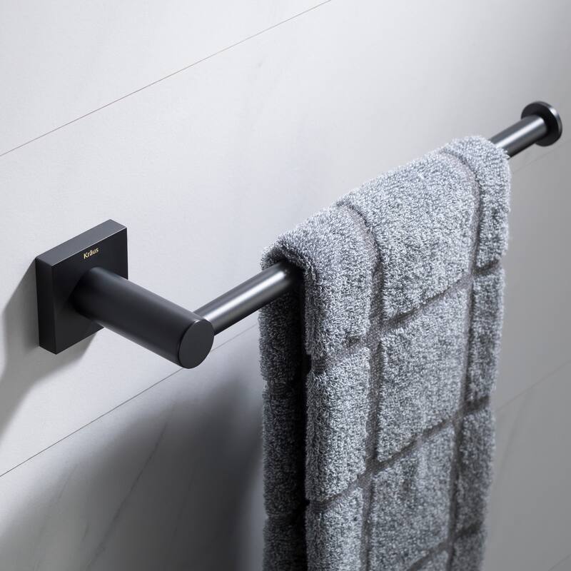 Kraus Ventus 10" Towel Bar - Matte Black
