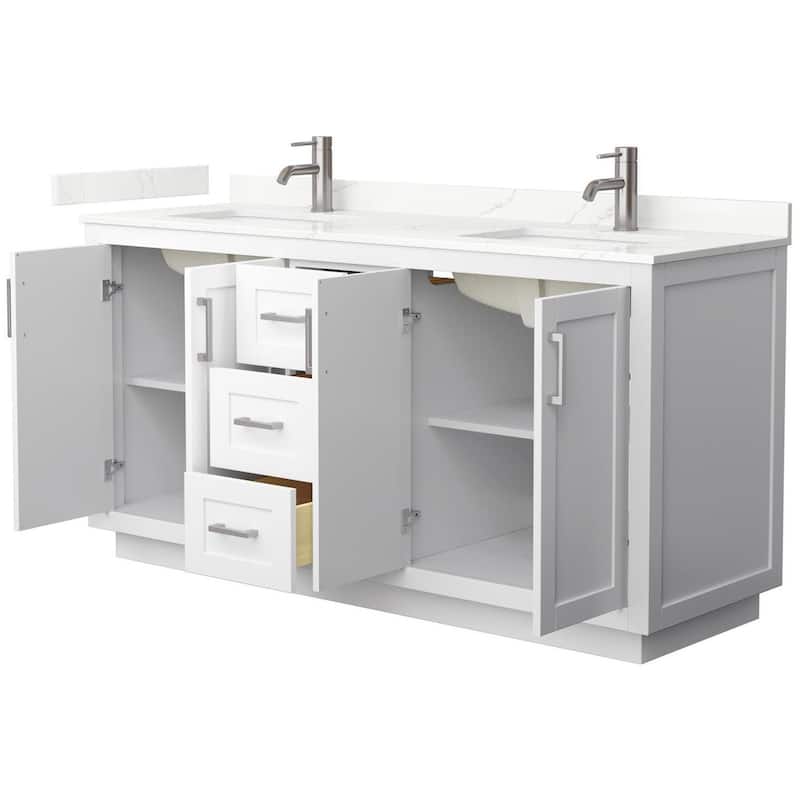 Wyndham Collection WCF292966D-QTZ-UNSMXX Miranda 66" Free Standing