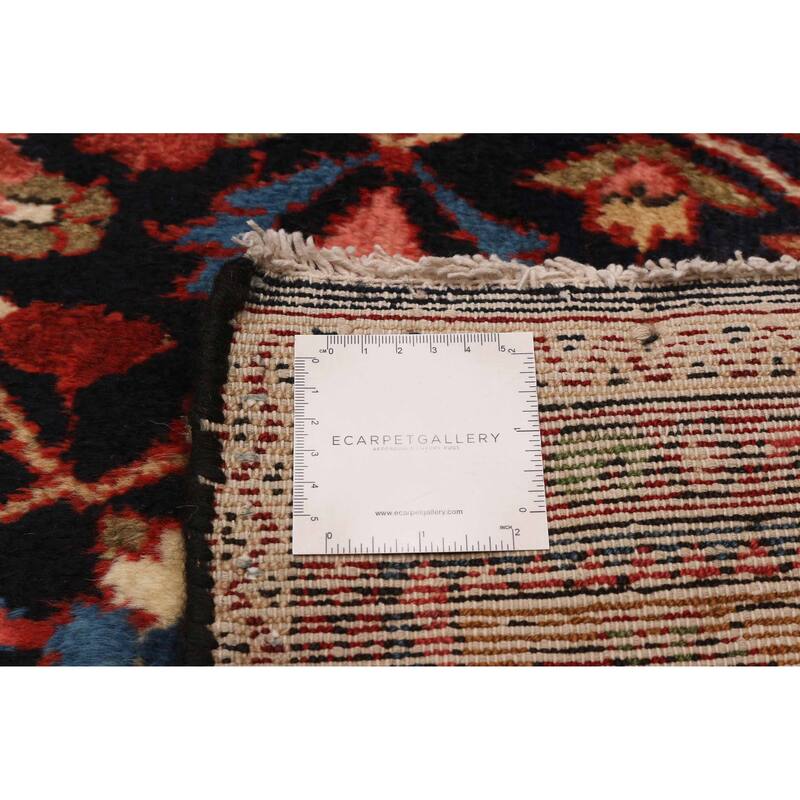 ECARPETGALLERY Hand-knotted Andelz Black Wool Rug - 4'4 x 8'4