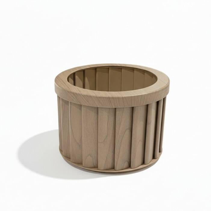 Round Strata Planter