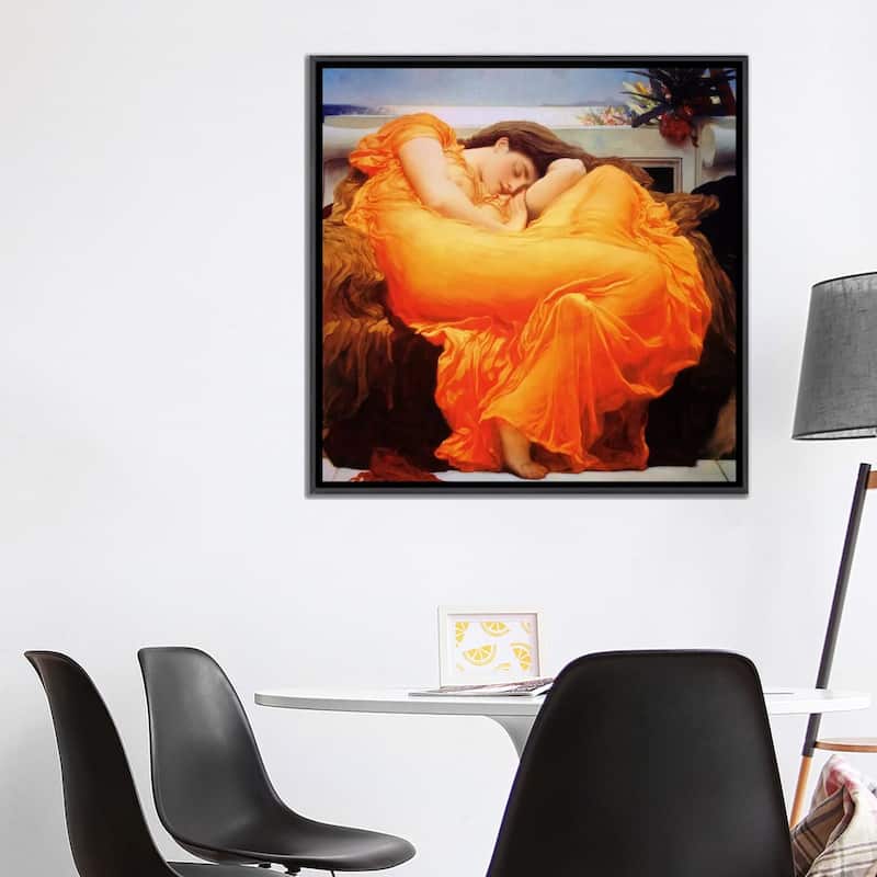 iCanvas "Flaming June" by Frederic Leighton Framed