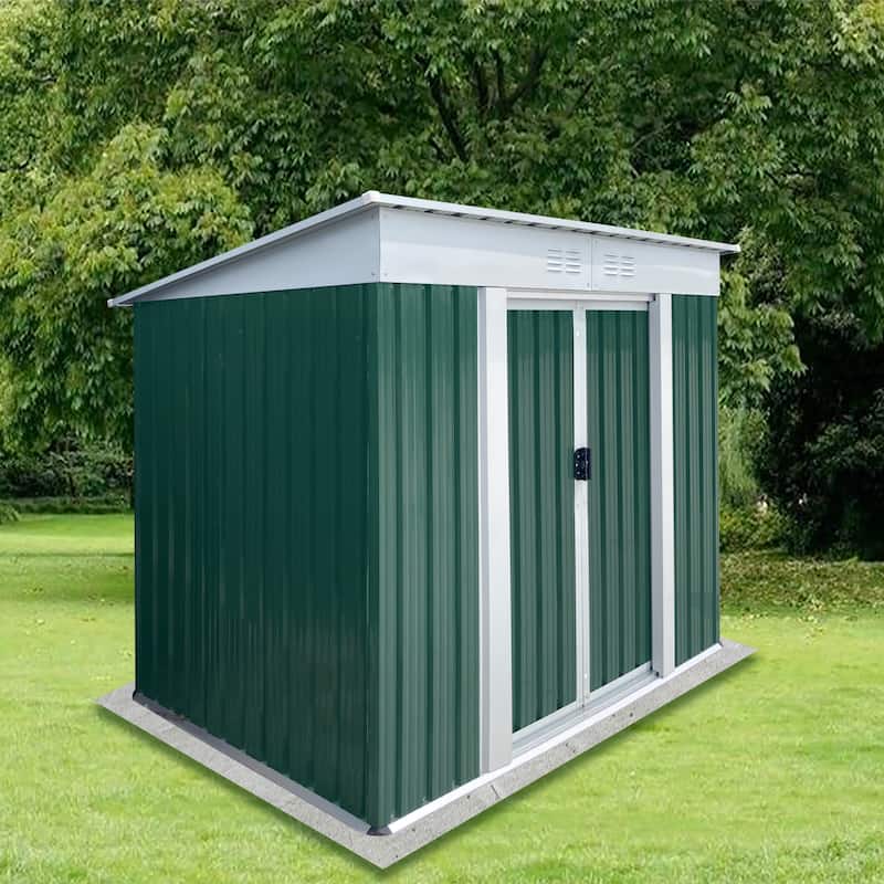 Outdoor Storage Sheds 6FTx4FT Pent Roof