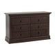 preview thumbnail 5 of 6, Baby Cache Montana 6 Drawer Dresser Espresso