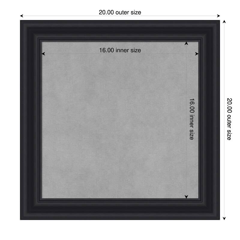 Amanti Art Dalat Black Framed - 20 x 20 in - Dalat Black