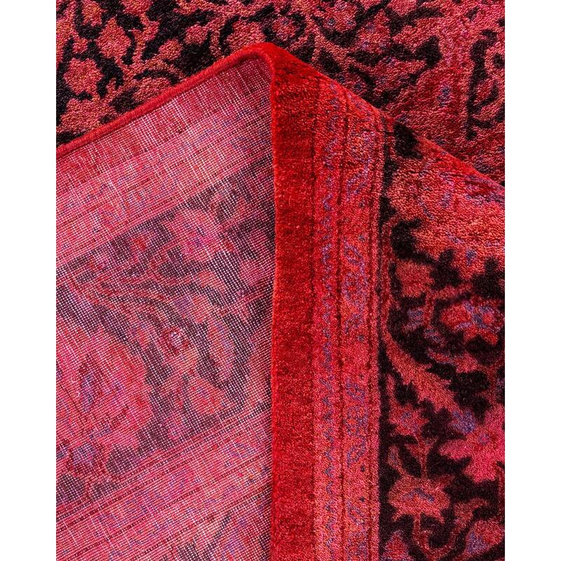 Overdyed, One-of-a-Kind Hand-Knotted Area Rug - Pink - 5' 1" x 7' 8"