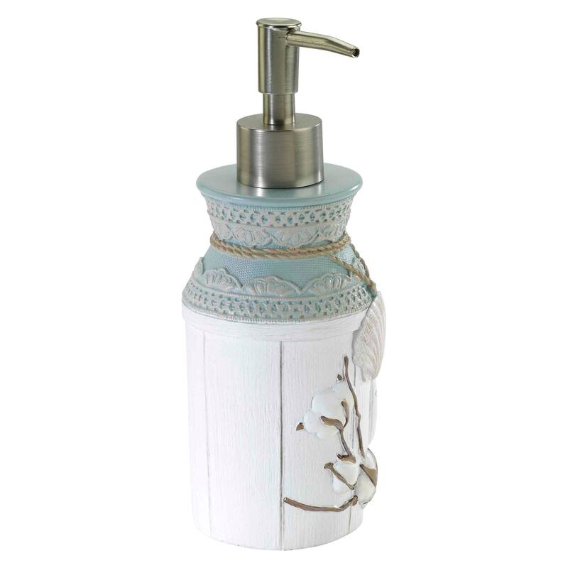 Avanti Linens Farmhouse Shell Lotion Dispenser - White - Lotion Dispenser