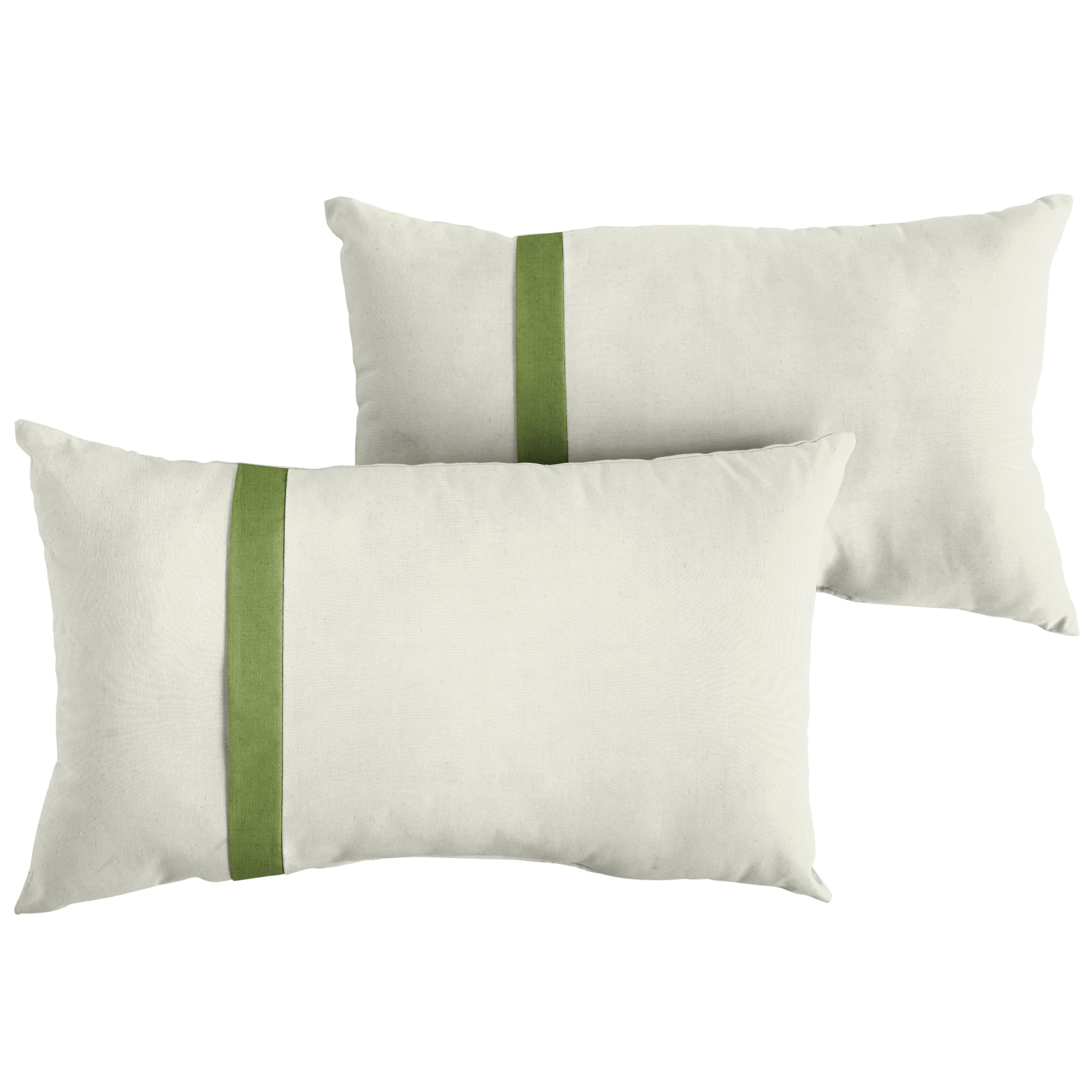 Option Sunbrella - Canvas Natural/Spectrum Cilantro