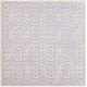preview thumbnail 48 of 121, SAFAVIEH Handmade Cambridge Myrtis Moroccan Wool Rug 4' x 4' Square - Lavender/Ivory