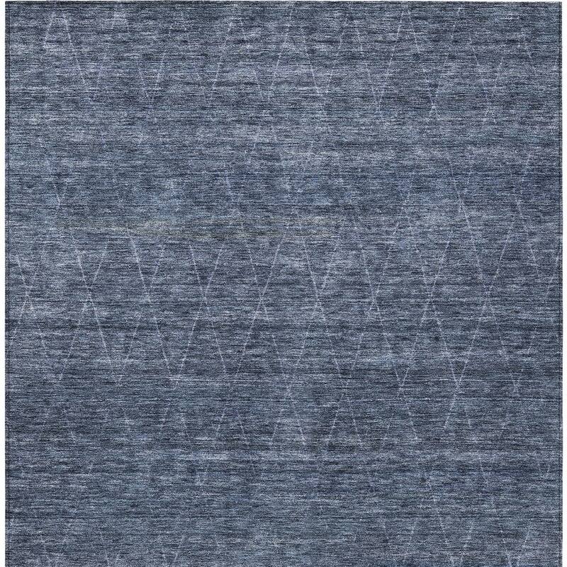 HomeRoots Geometric Transitional Rectangle Outdoor Rug