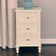 Copper Grove Hoxie 3-drawer Accent Table - Buttermilk Finish