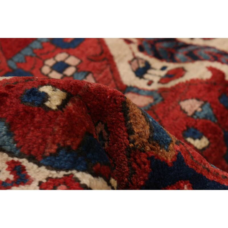 ECARPETGALLERY Hand-knotted Kayseri Red Wool Rug - 5'1 x 10'1
