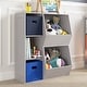 preview thumbnail 8 of 11, RiverRidge Kids Playroom Toy Organizer and Bookcase with 3 Cubbies and 2 Veggie Storage Bins Grey