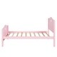 preview thumbnail 15 of 16, Twin Platform Bed with Wood Slat Support and Headboard and Footboard, White