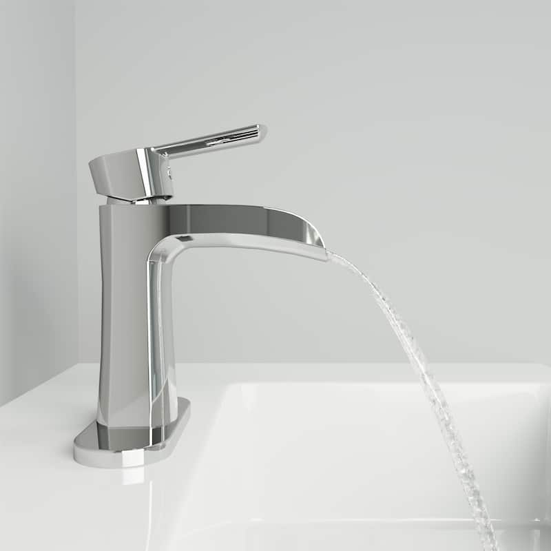VIGO Paloma 7" H Single Handle Single Hole Bathroom Faucet Set